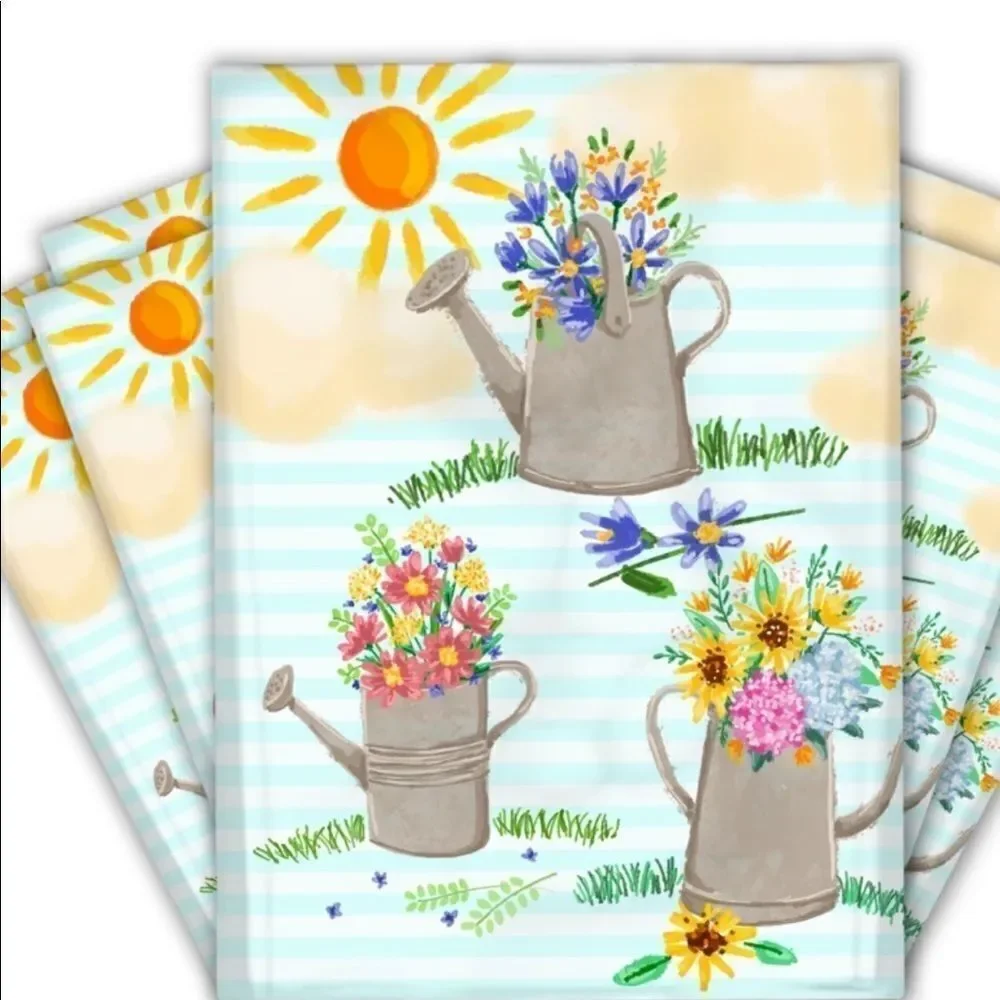 Poly Mailers MIX Lights 6x9 10x13 12.5x15 14.5x19 35pcs  35 stickers 1.5”